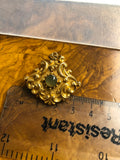 Georgian Gold Pendant / Brooch with Locket Back