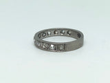 Old Cut Diamond 1/2 Eternity Ring