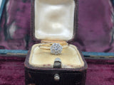 Old Cut Diamond Cluster Ring