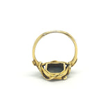 Striking Victorian Opal and Gold Snake Ring