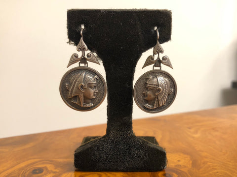 Victorian Egyptian Revival Earrings