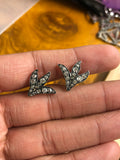 Old Cut Victorian Diamond Earrings 1/2