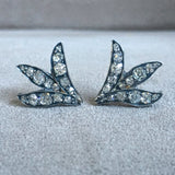 Old Cut Victorian Diamond Earrings 1/2