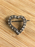 French 19th Century Paste Witches Heart