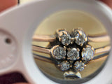 Vintage Diamond Cluster Ring