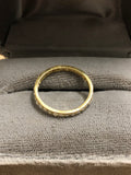 Art Deco Yellow Gold Rose Cut Diamond Eternity Ring