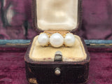 Large Pearl Gold Ring