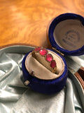 Reserved Georgian Five Stone Half Hoop Ring
