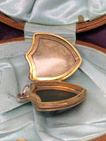 Victorian Shield Bloodstone Locket