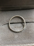 Balance of Art Deco Platinum Rose Cut Eternity Ring