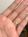 Vintage Gold Moonstone and Ruby Ring