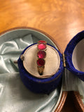 Reserved Georgian Five Stone Half Hoop Ring
