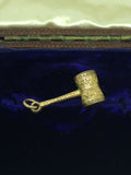 Gold Victorian Hammer Charm