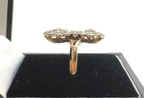 Early 20th Century Double Cluster Diamond Ring