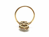 Early 20th Century Double Cluster Diamond Ring