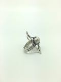 Antique Double Snake and Bead Ring - Ishy Antiques
