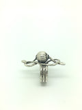 Antique Double Snake and Bead Ring - Ishy Antiques