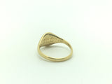 Antique 18ct gold Signet Ring with Inscription - Ishy Antiques