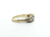 Victorian 18ct Gold Pearl and Rose Cut Diamond Ring - Ishy Antiques