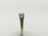 Victorian 18ct Gold Pearl and Rose Cut Diamond Ring - Ishy Antiques