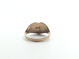Antique monogrammed heart signet ring 1907 - Ishy Antiques