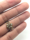 18ct Victorian Ruby & Pearl Cluster Ring - Ishy Antiques