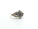18ct Victorian Ruby & Pearl Cluster Ring - Ishy Antiques