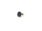 Heavy 9 ct Gold Signet Plain Signet ring. - Ishy Antiques