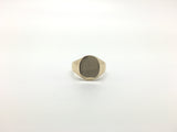 Heavy 9 ct Gold Signet Plain Signet ring. - Ishy Antiques