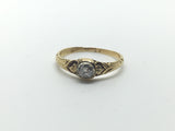 18ct Gold Georgian / Early Victorian Diamond Ring - Ishy Antiques