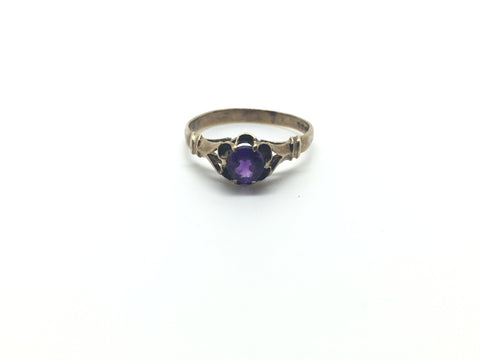 Vintage 9ct Gold Paste Ring - Ishy Antiques