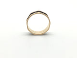 Small sized Rare Victorian Mourning ring 15ct Gold 1880 - Ishy Antiques