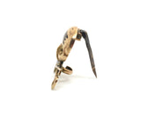 Victorian Theta Nu Epsilon Fraternity Skull Pin H.H Kynett - Ishy Antiques