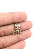 Victorian Theta Nu Epsilon Fraternity Skull Pin H.H Kynett - Ishy Antiques