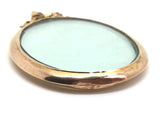 Reserved - Large Gold Locket Pendant with Bow - Ishy Antiques