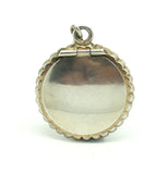 Antique Seed Pearl Silver Locket - Ishy Antiques