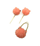 Georgian Shell Earrings and Pendant - Ishy Antiques