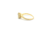 Old Cut Diamond Yellow Gold Two Stone Toi-et-Moi Bypass Ring