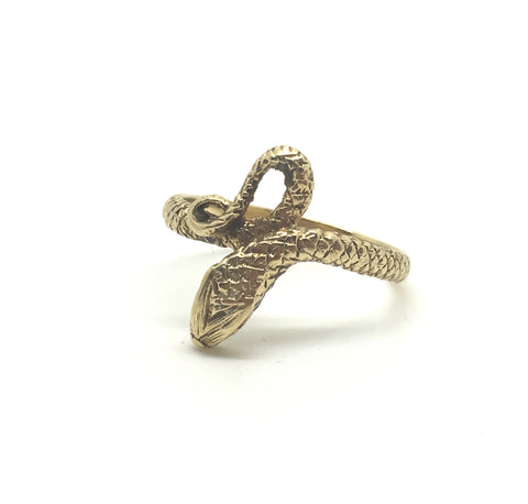 Gold Snake Ring - Ishy Antiques