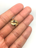 Vintage Gem Set Gold Snake Ring - Ishy Antiques