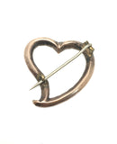 Georgian Garnet Witches Heart - Ishy Antiques