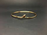 Gold Snake Bangle - Ishy Antiques