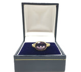 Georgian Amethyst Mourning Ring - Ishy Antiques