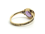 Georgian Amethyst Mourning Ring - Ishy Antiques