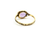 Georgian Amethyst Mourning Ring - Ishy Antiques