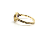 Georgian Amethyst Mourning Ring - Ishy Antiques