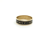 Layaway Georgian Enamelled Mourning Band 1797 - Ishy Antiques
