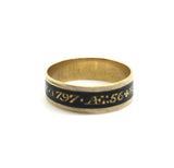 Layaway Georgian Enamelled Mourning Band 1797 - Ishy Antiques