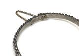 Victorian Cut Steel Star and Arrow Bangle - Ishy Antiques