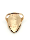 Georgian Mourning Crossed Hearts Ring - Ishy Antiques